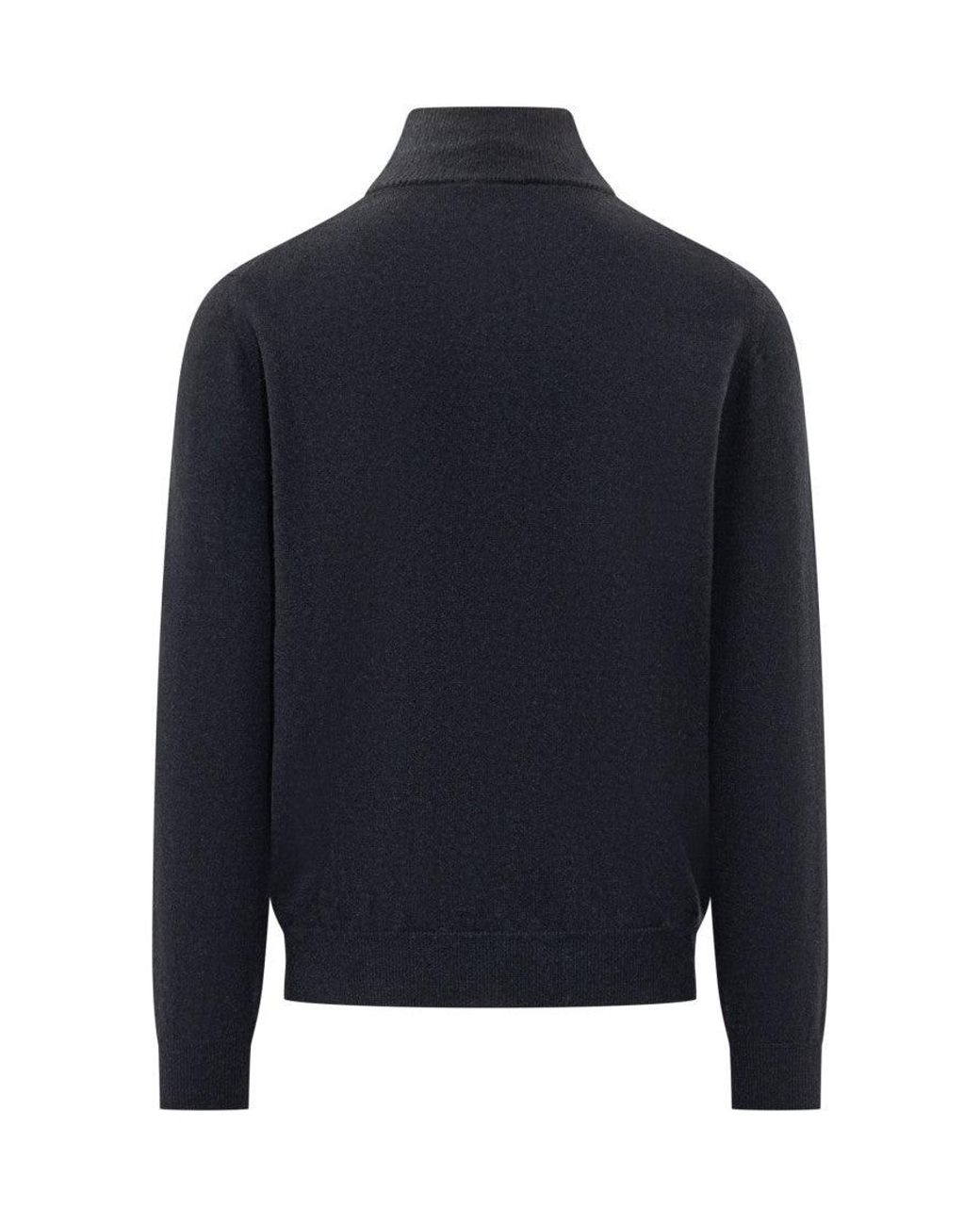Malo Blue Knitted Sweater for men