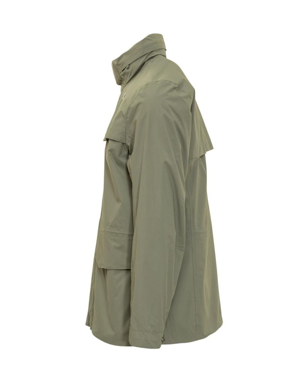 K-Way Green Solid Hood Jackets for men