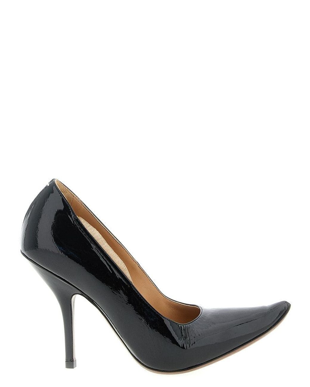 Maison Margiela Black Patent Leather Pump