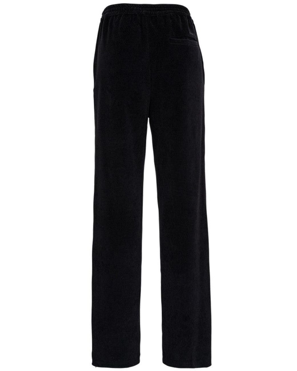DSquared² Black Relaxed Drawstring Pants