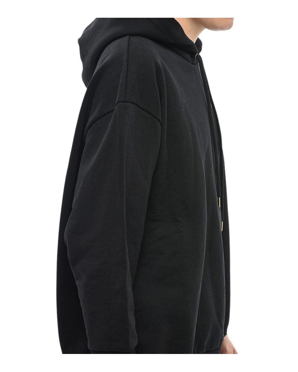 Stella McCartney Black Logo Hood Hoodie