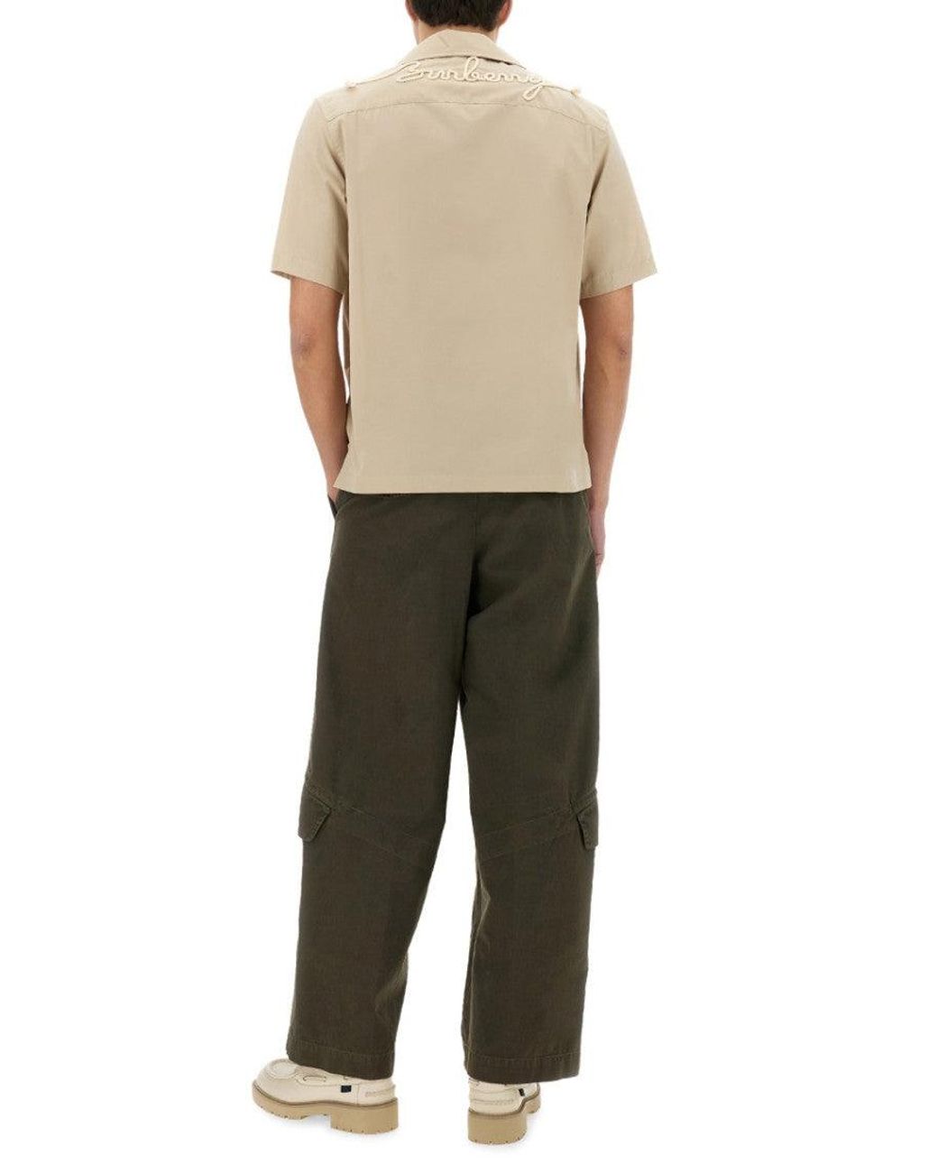 Burberry Natural Regular Solid Shirt for men