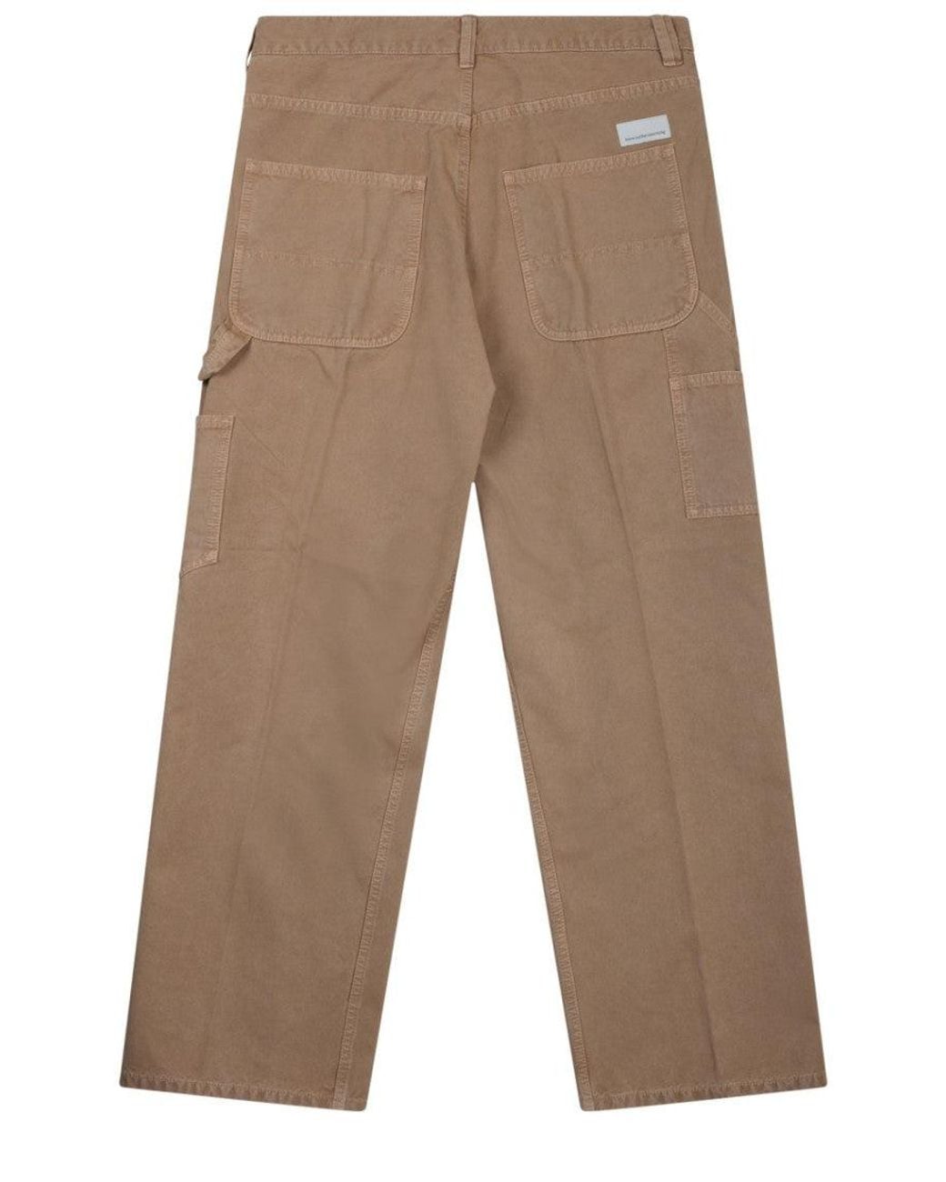 Nine:inthe:morning Brown Relaxed Cargo Jeans for men