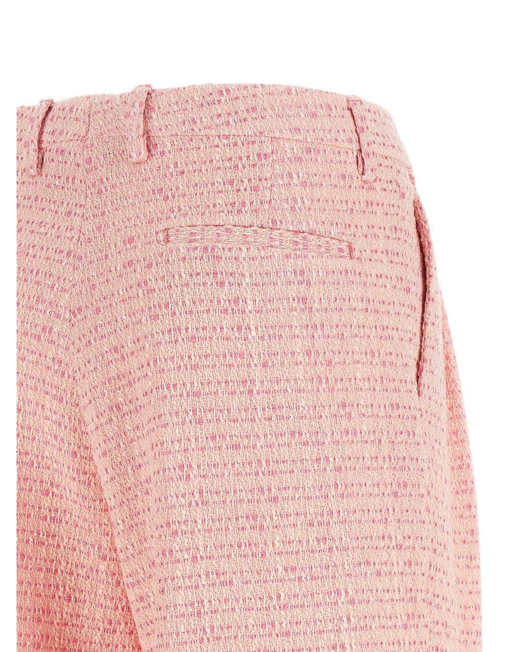 Tagliatore Pink 'Effie' Bermuda Shorts