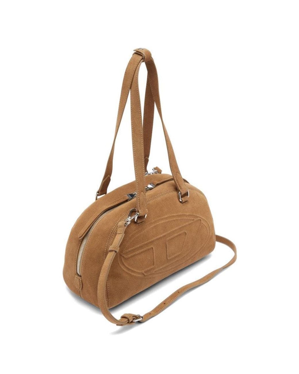 DIESEL Brown 1Dr Dome Medium Shoulder Bag