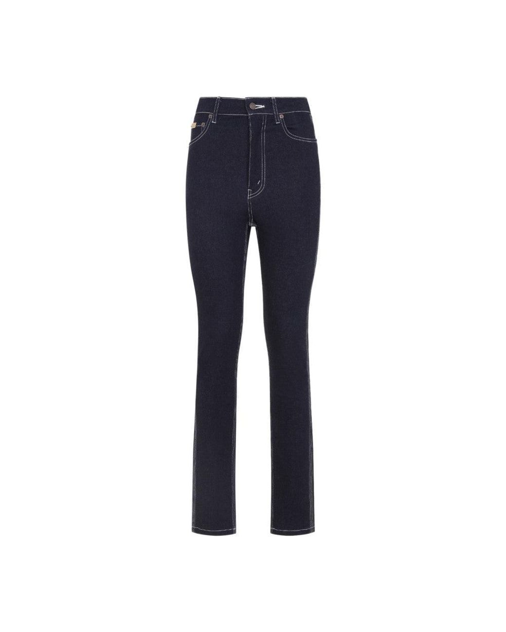 Céline Blue Slim High Rise Jeans