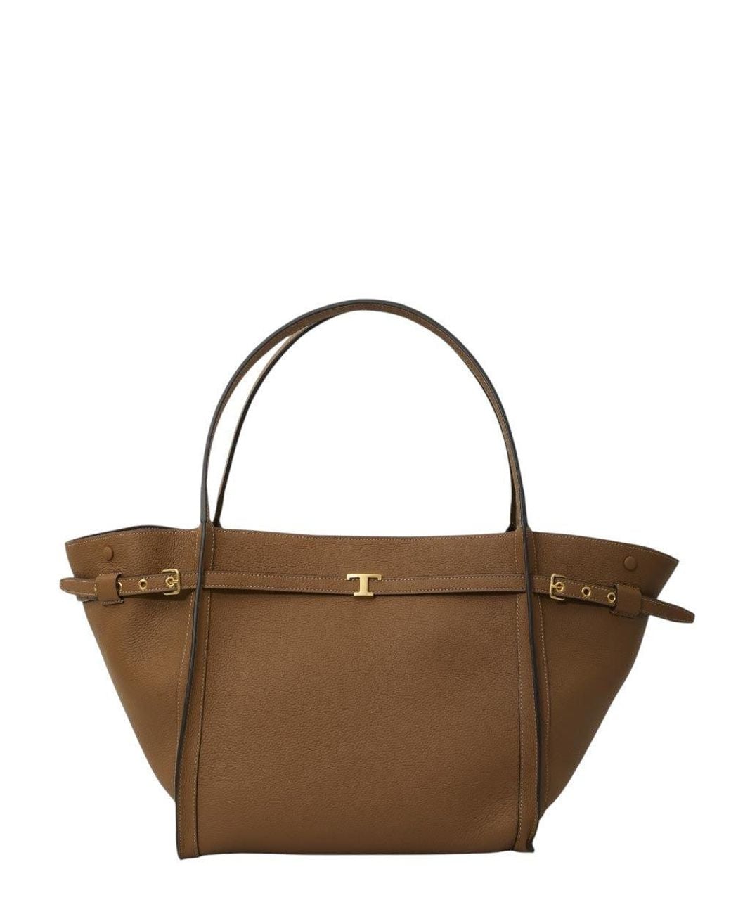 Tod's Brown T Signature Medium Tote