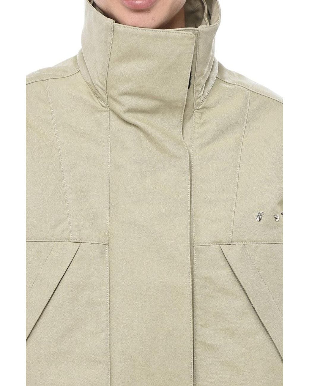 Off-White c/o Virgil Abloh Natural Turtle Neck Jacket
