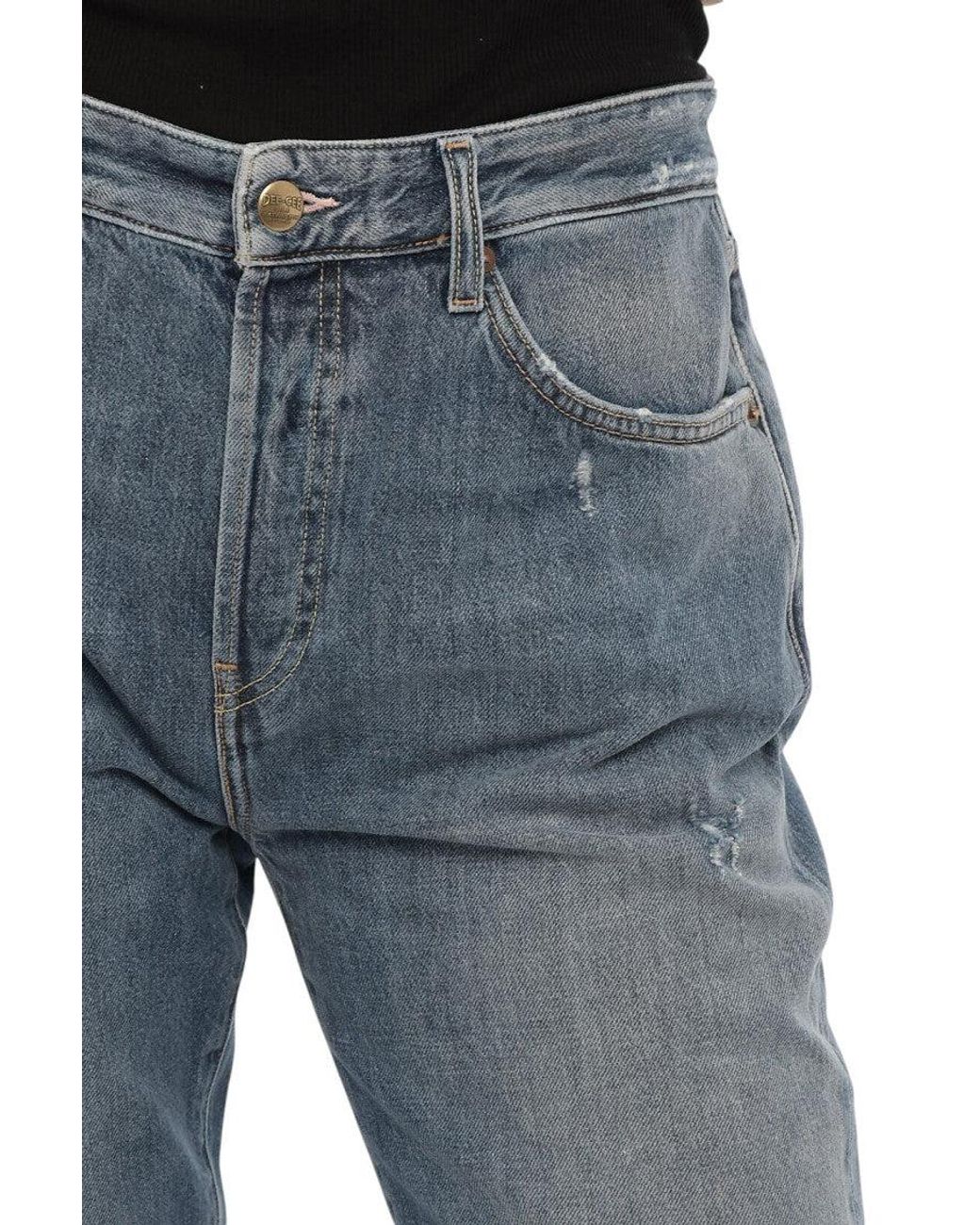 Washington DEE-CEE U.S.A. Blue Straight High Rise Jeans