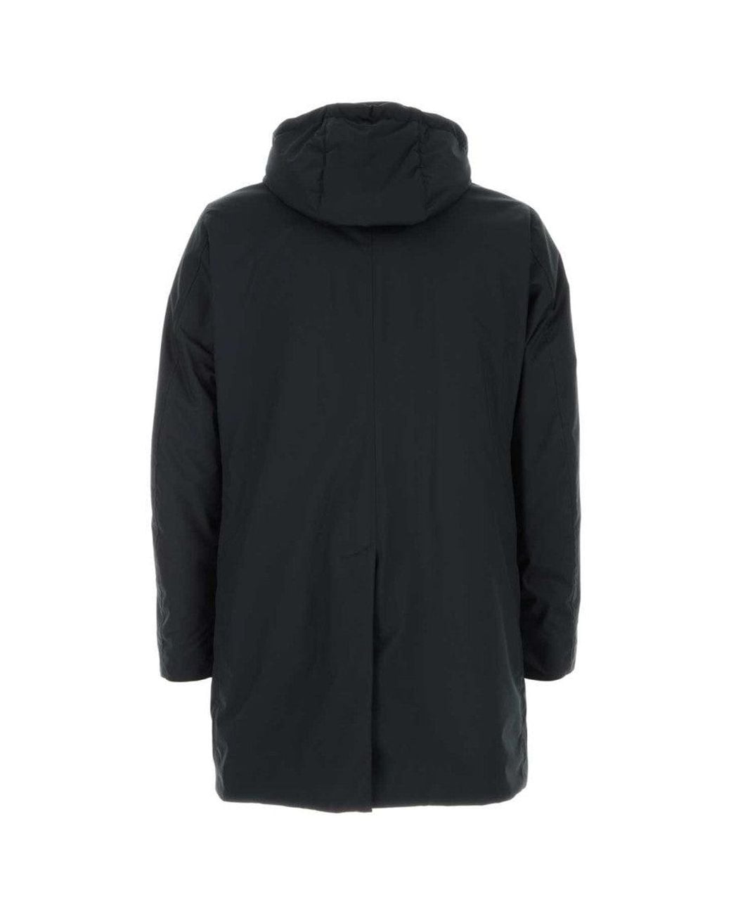 Moorer Black Dark Parka Jacket for men