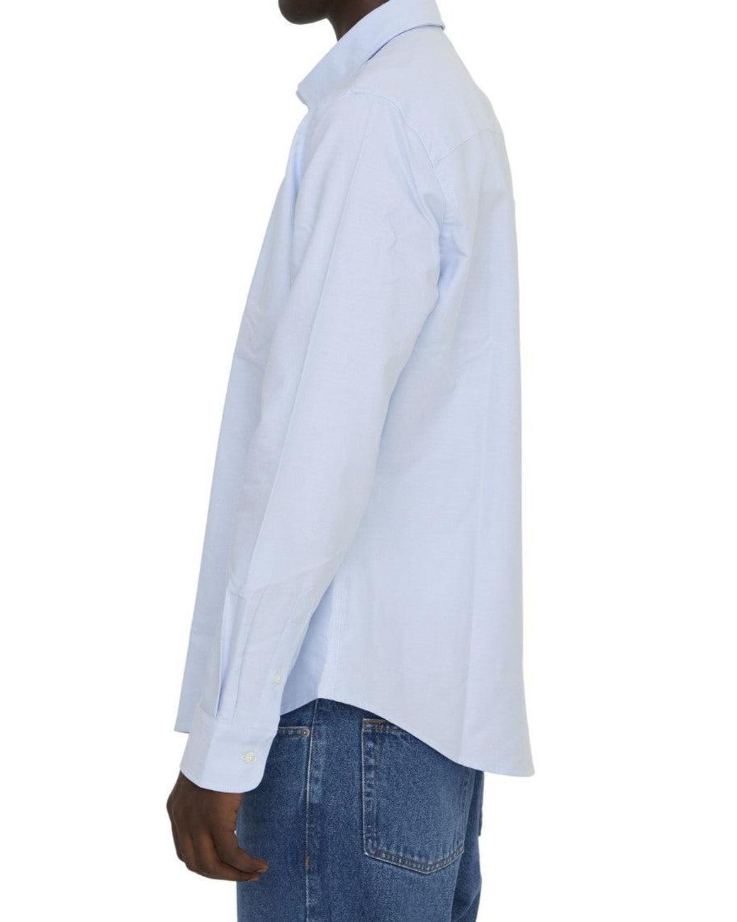 AMI Blue Light Regular Shirt for men