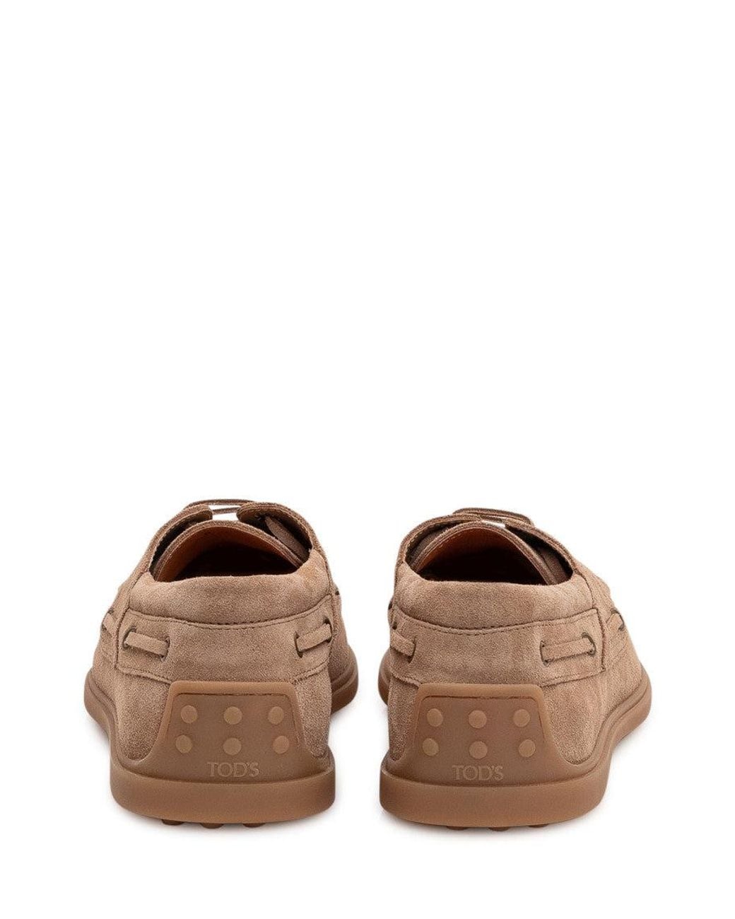Tod's Brown Solid Loafers for men