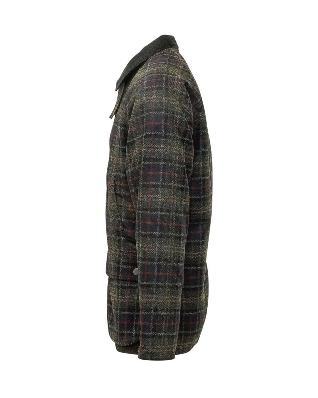 Barbour Black Plaid Regular Jacket for men