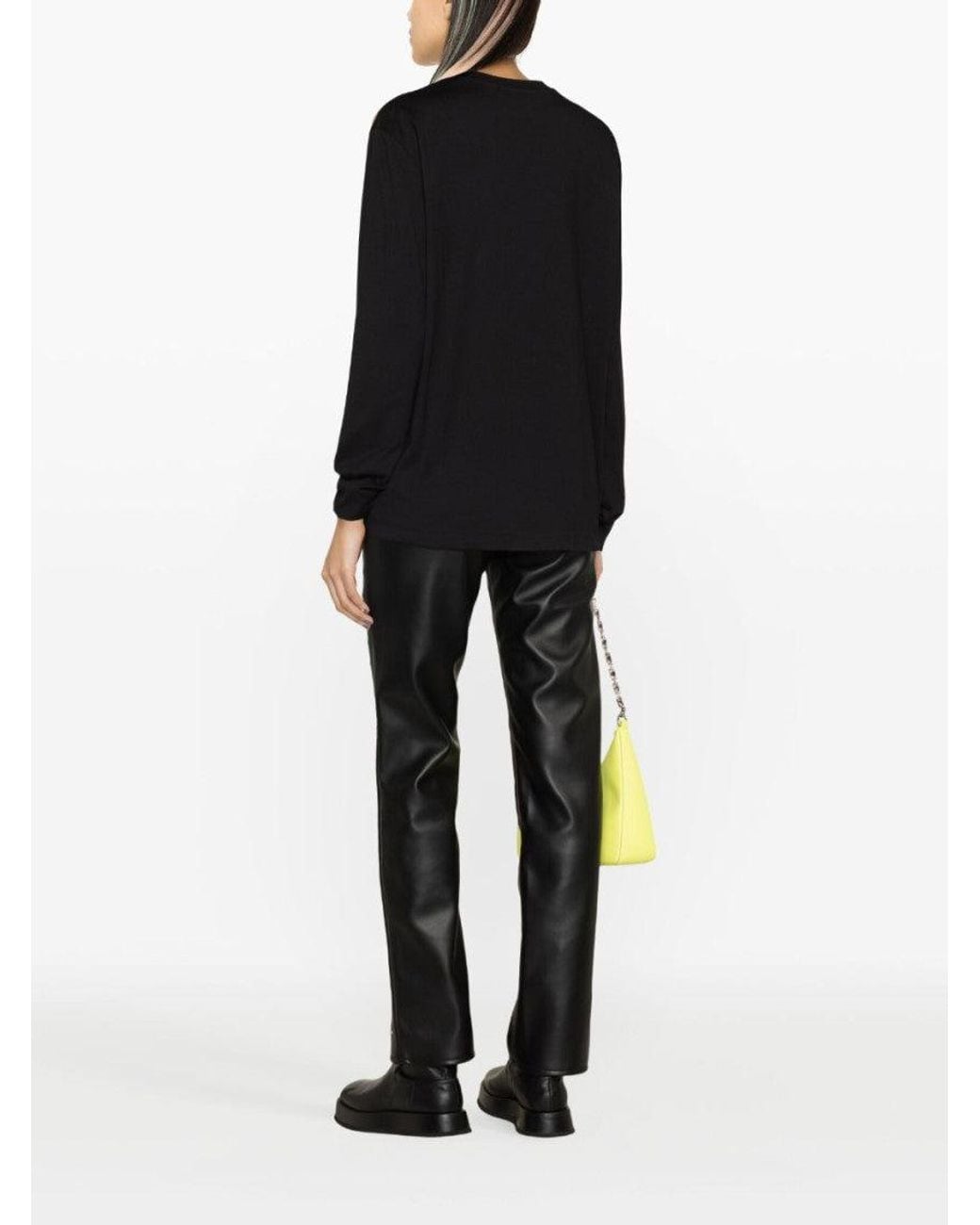 MSGM Black Logo T-Shirt