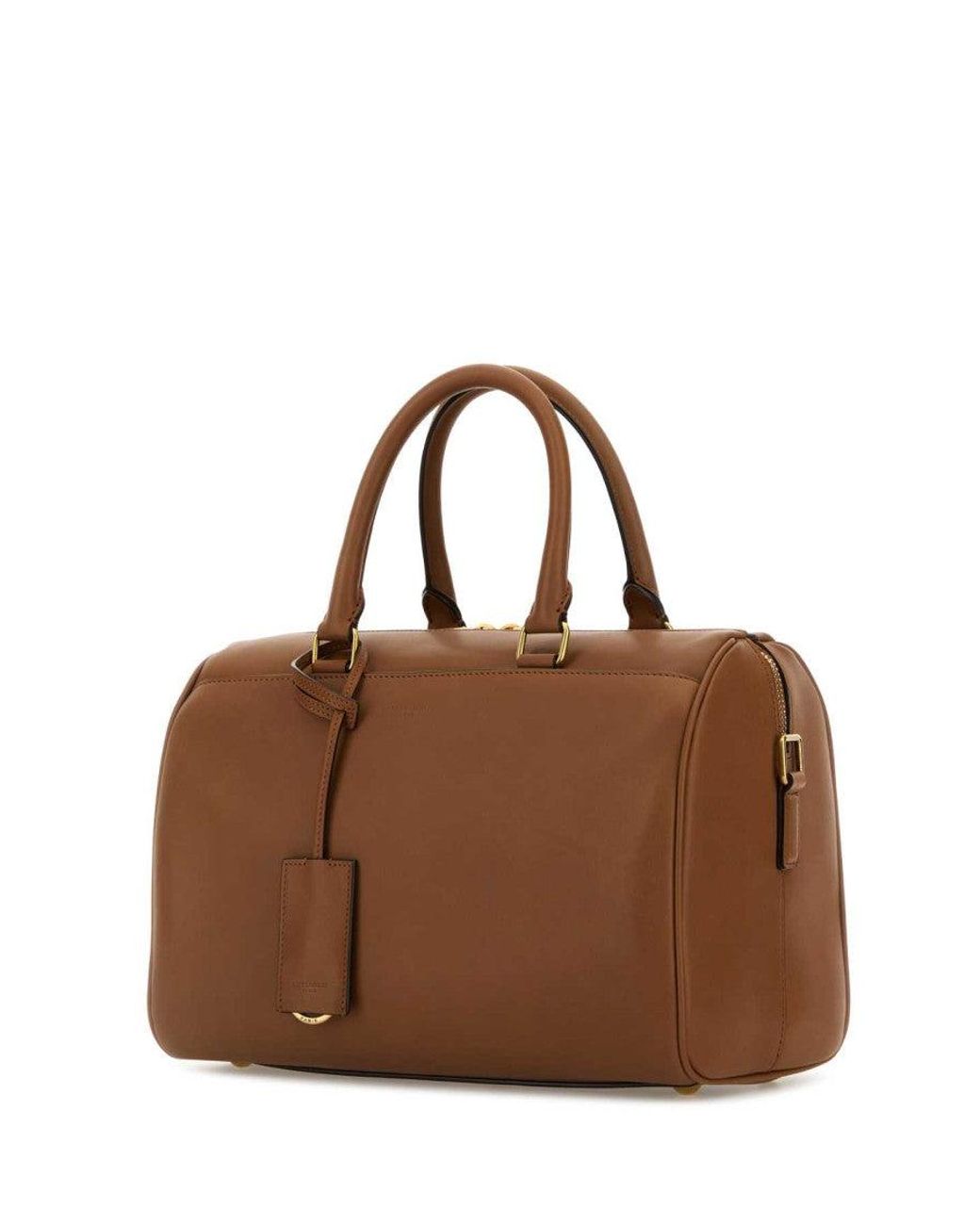Saint Laurent Brown Logo Duffle Bag