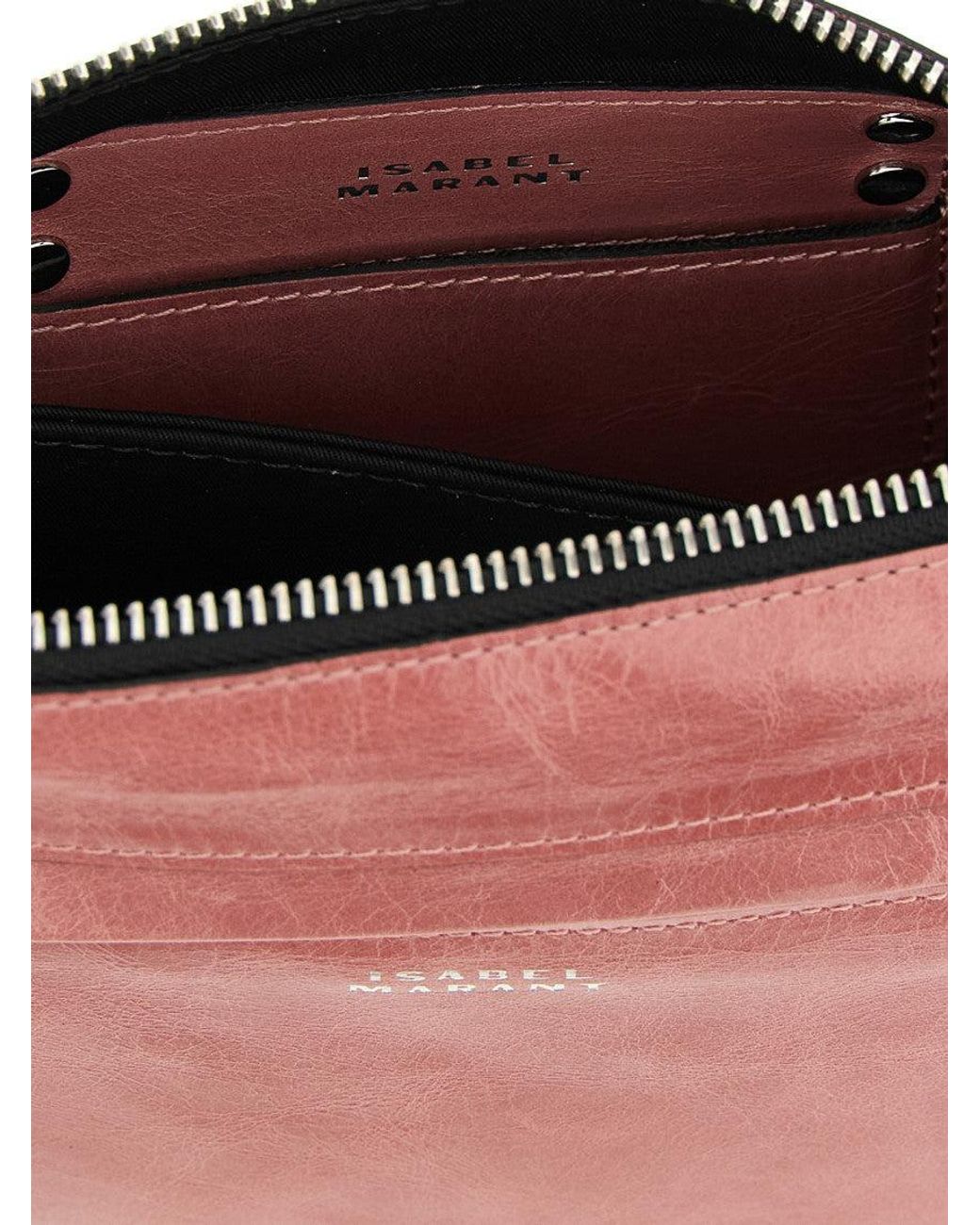 Isabel Marant Pink Calfskin Crossbody Bag