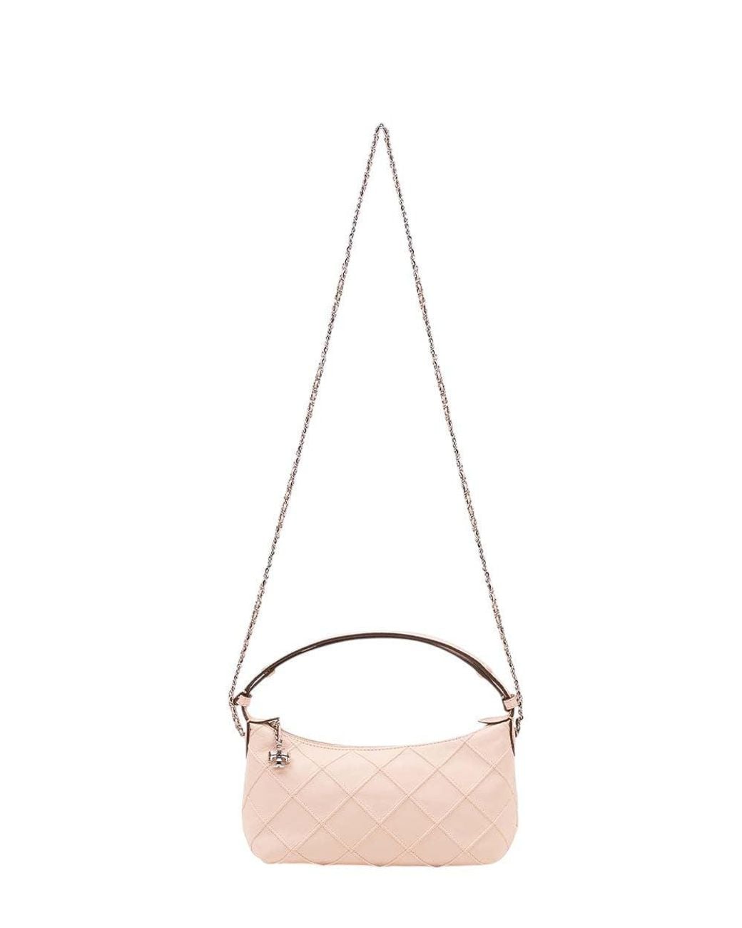 Tory Burch Brown Light Fleming Mini Shoulder Bag
