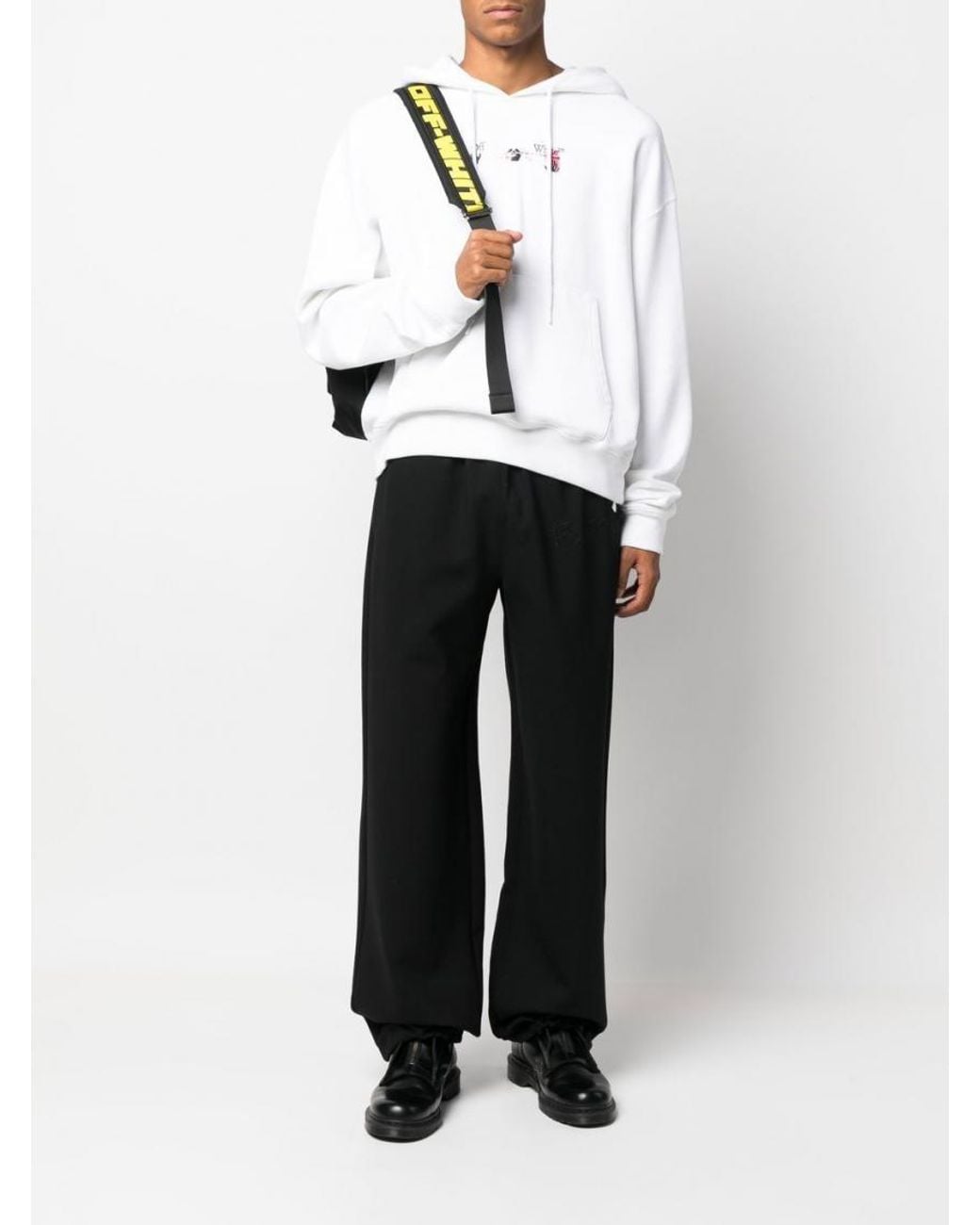 Off-White c/o Virgil Abloh Black Wool Trousers for men