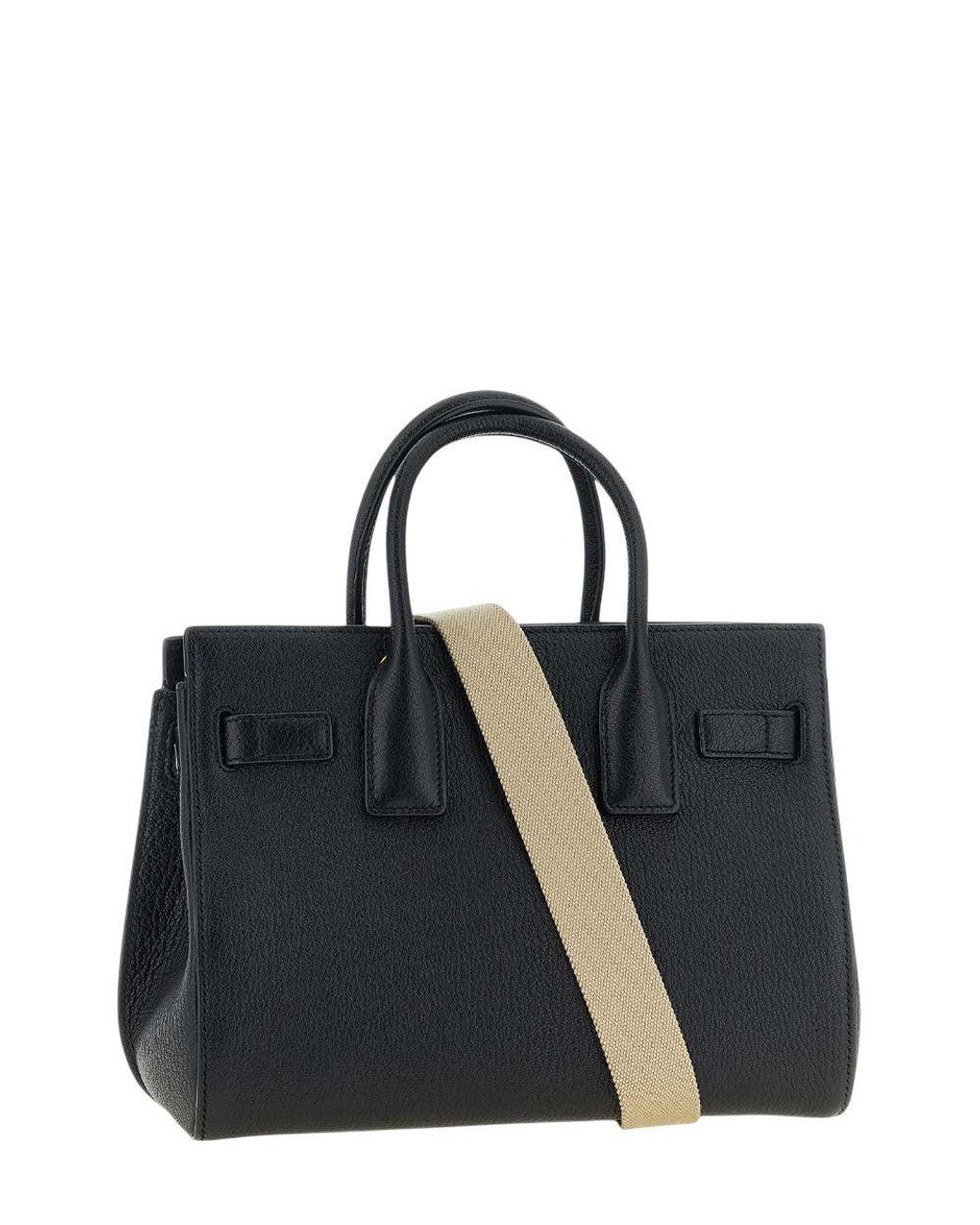 Saint Laurent Black Sac De Jour Small Satchel