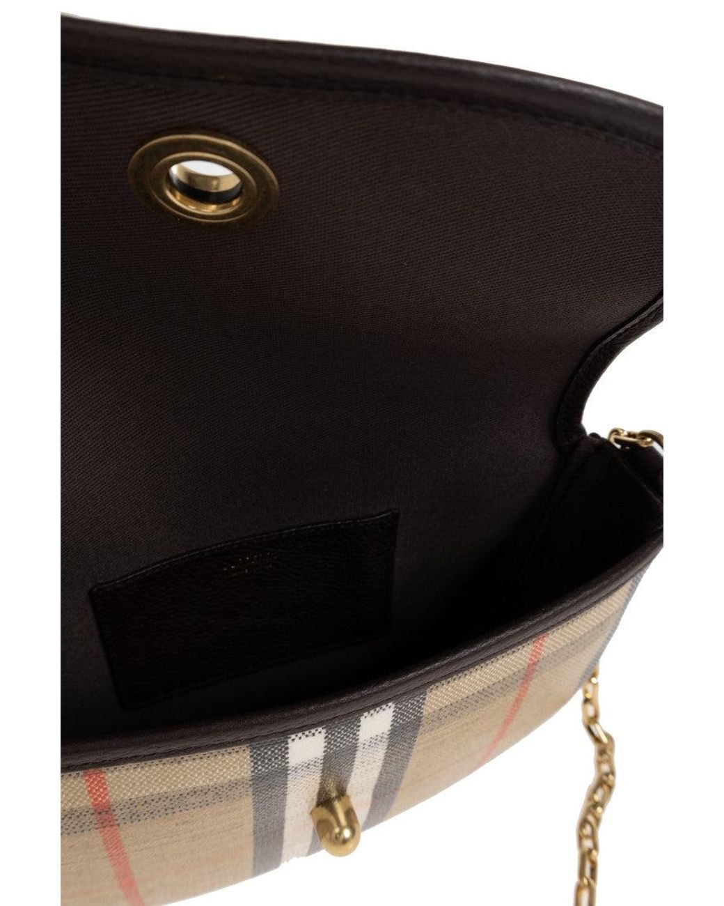 Burberry White 'Highlands Mini' Bag