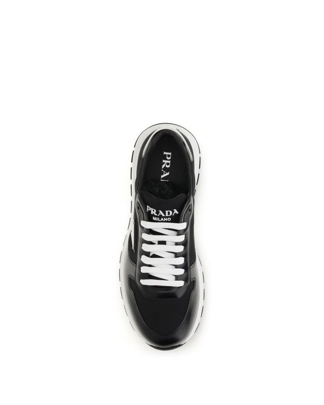 Prada Black Logo Sneakers for men