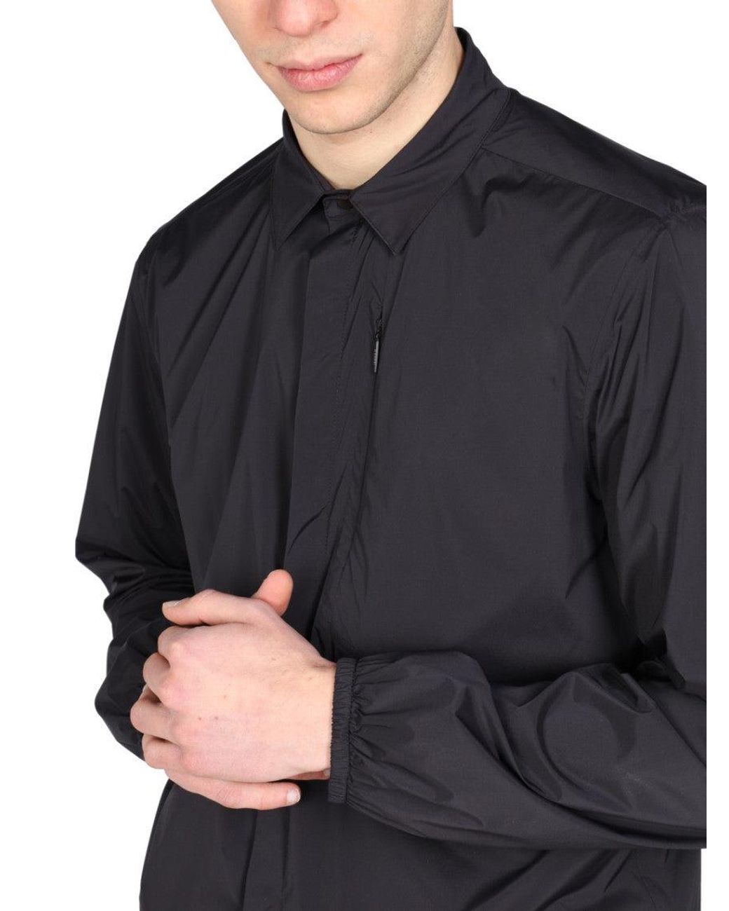 Monobi Blue Solid Shirt Jackets for men