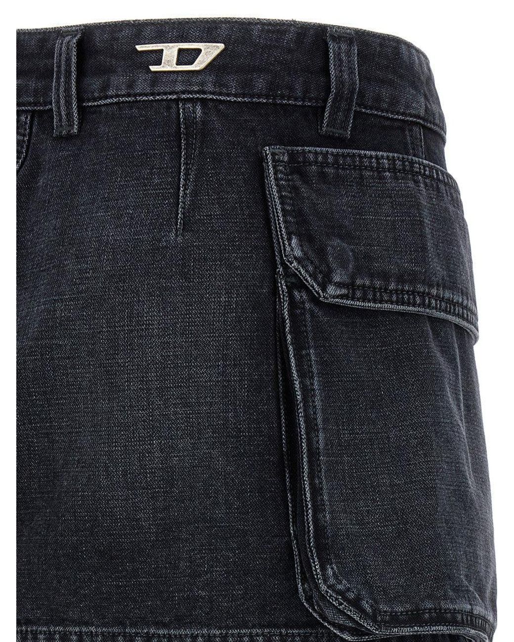 DIESEL Black De-Ton Skirt