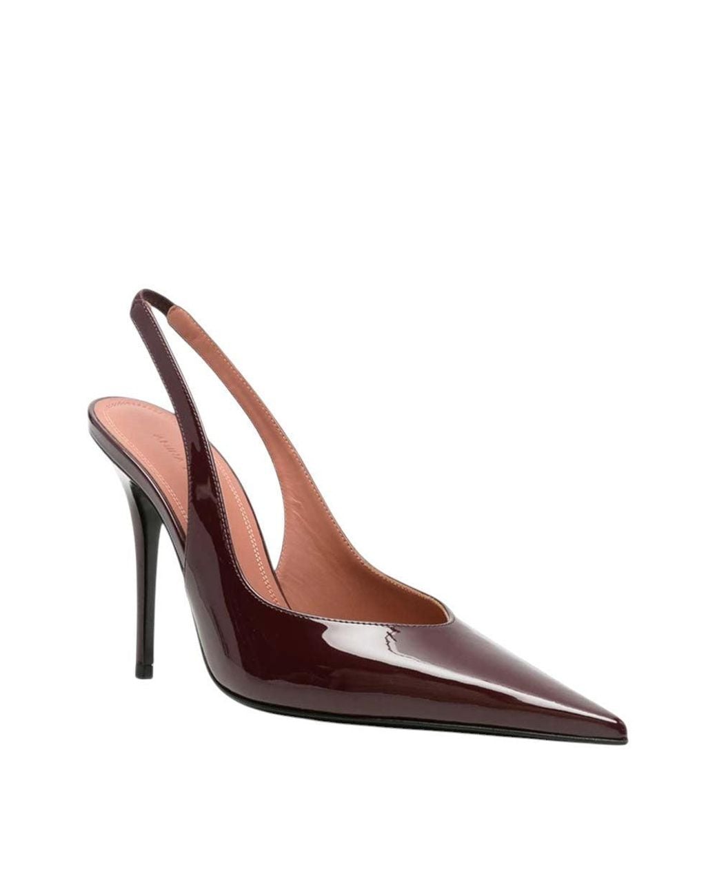 AMINA MUADDI Brown Slingback Pumps