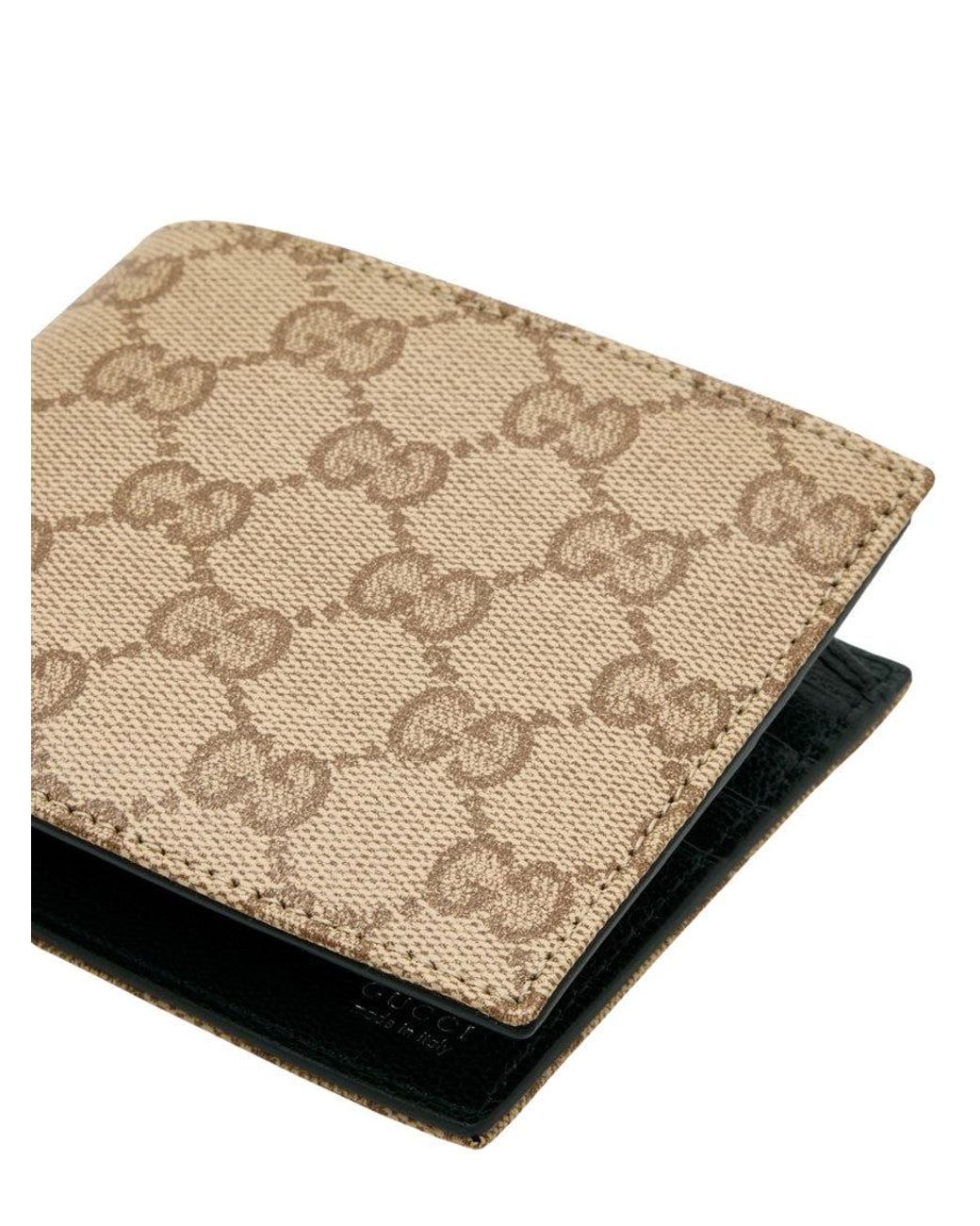 Gucci Natural Gg Logo Wallet for men