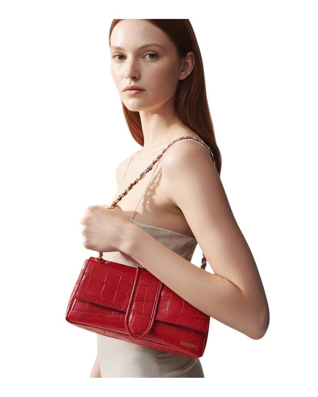 Jacquemus Red Bambino Small Shoulder Bag