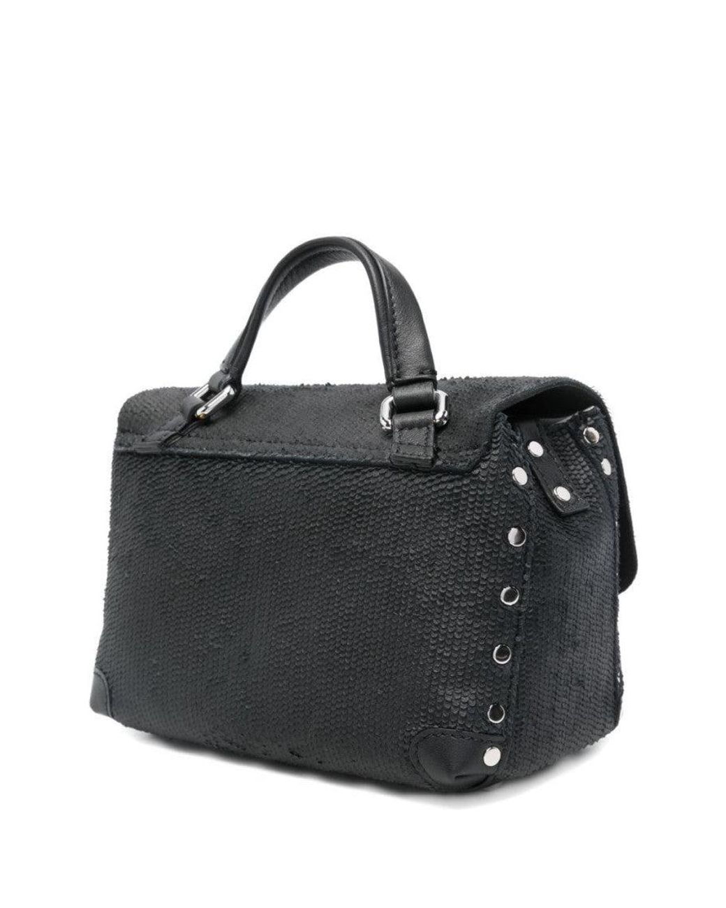 Zanellato Black Postina Baby Satchel