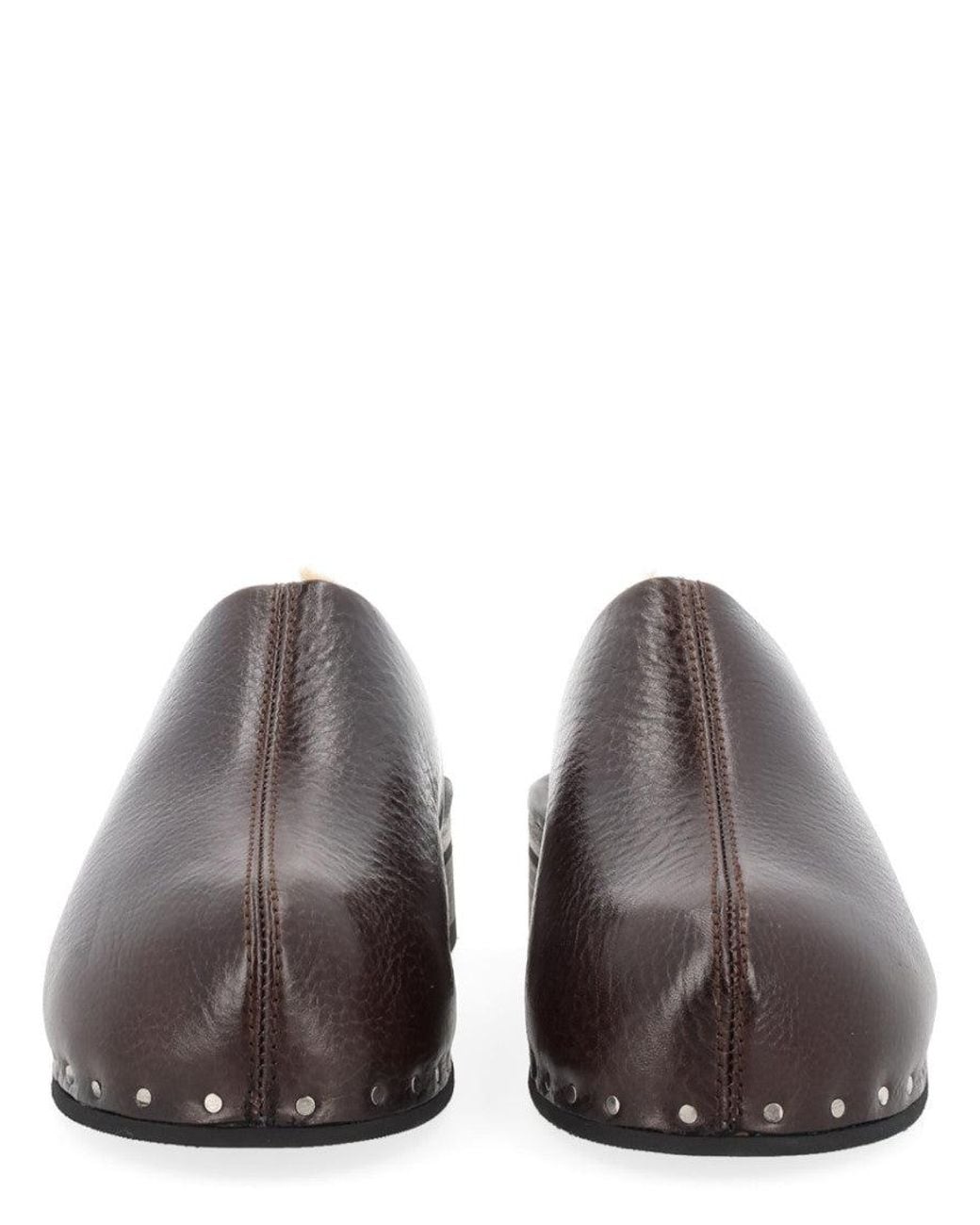 Our Legacy Brown Leather Mules