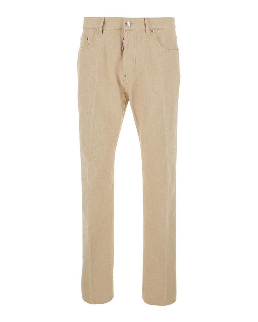 DSquared² Natural Mid Rise Jeans for men