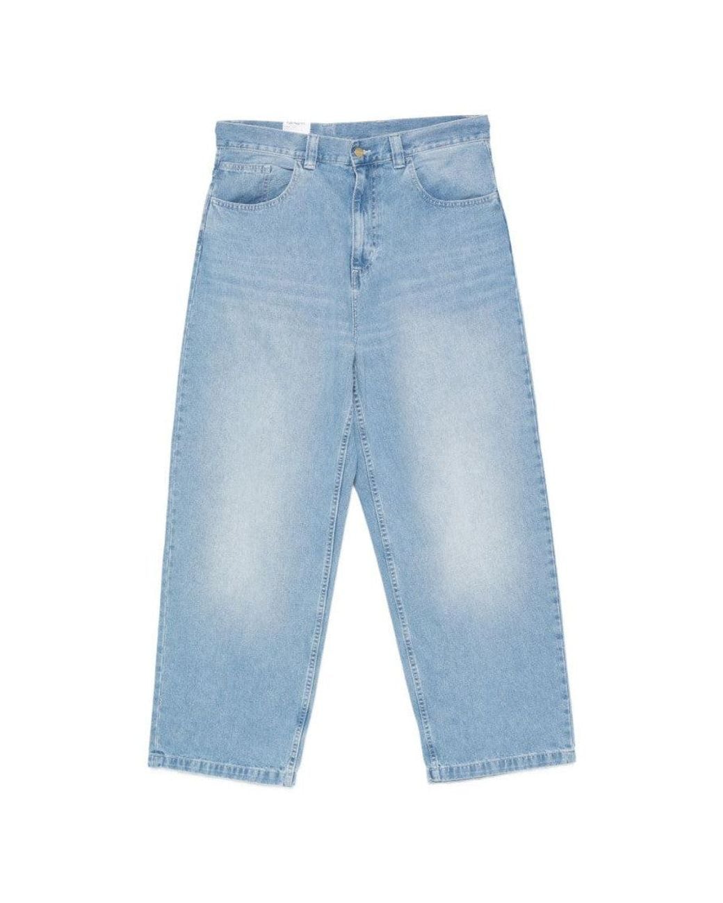 Carhartt Blue Light Loose Jeans for men