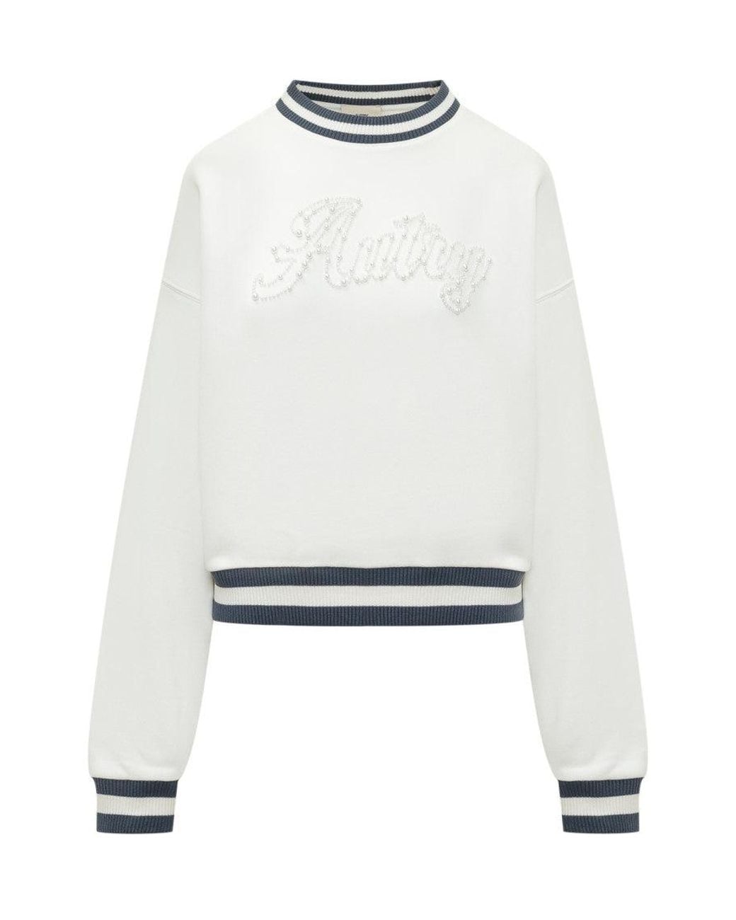 Autry White Classic Logo Sweatshirt for men