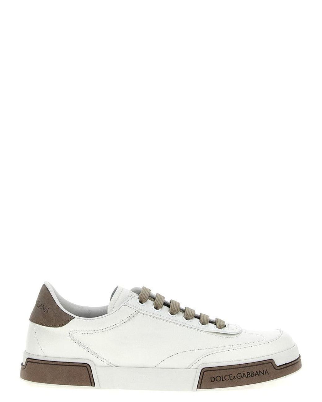 Dolce & Gabbana White 'Portofino Yatch' Sneakers for men