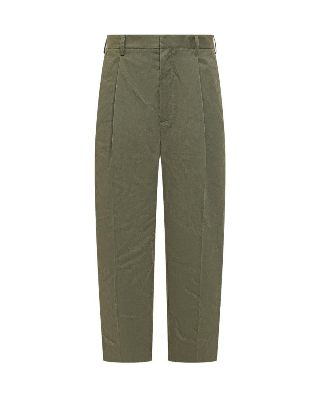 Mordecai Green Straight Flat Front Pants for men
