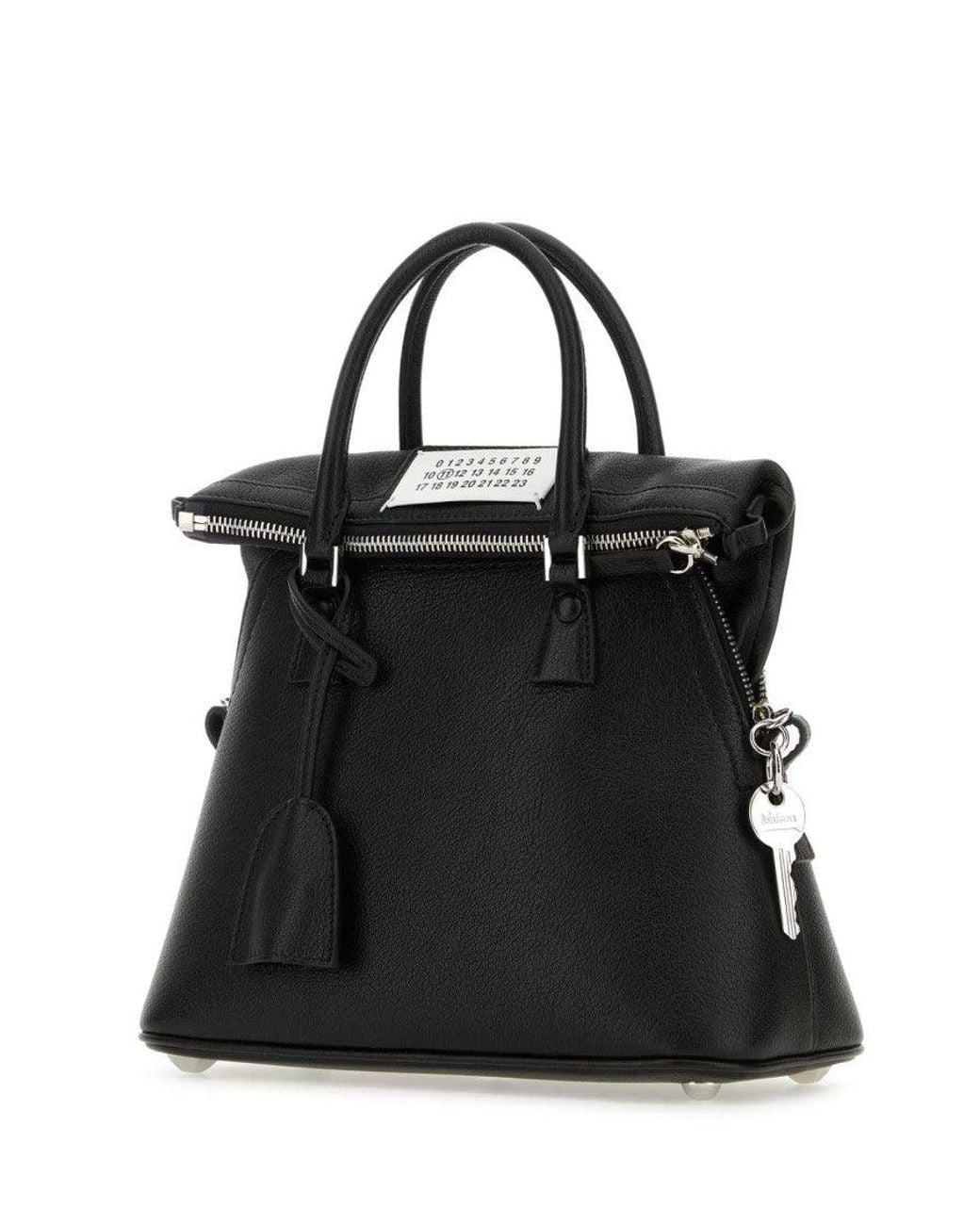 Maison Margiela Black Mini 5Ac Classique Satchel Bag