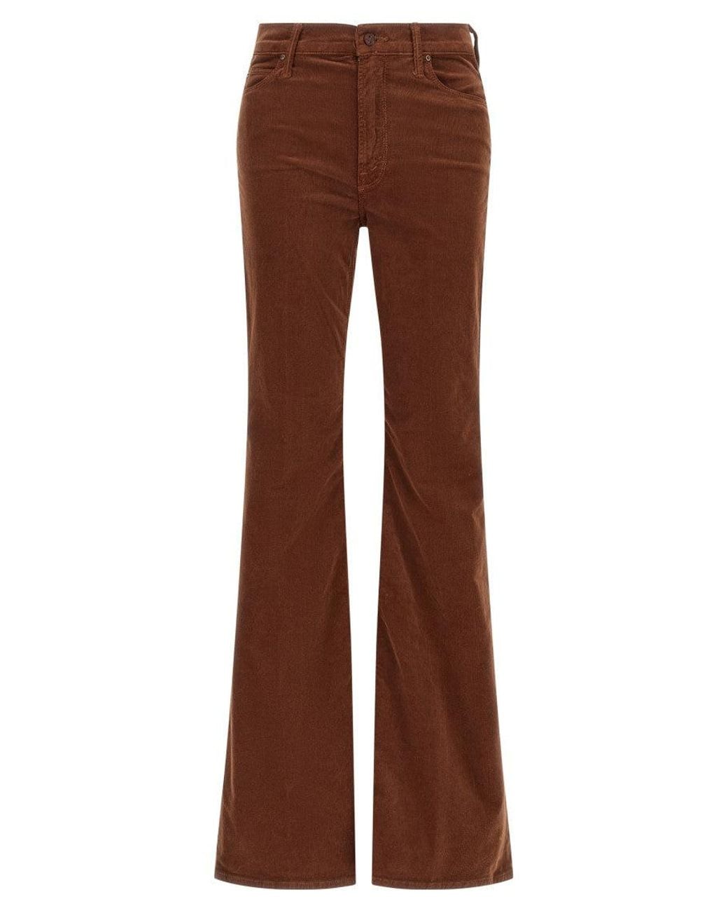 Mother Brown Bootcut Mid Rise Jeans