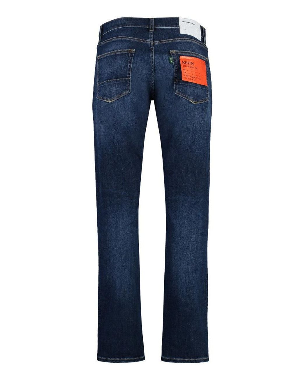 Department 5 Blue Mid Rise Jeans for men