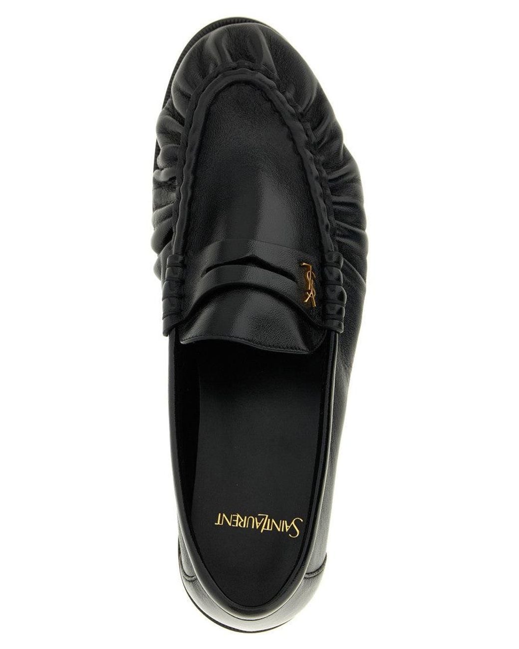 Saint Laurent Black 'Le Loafer' Loafers