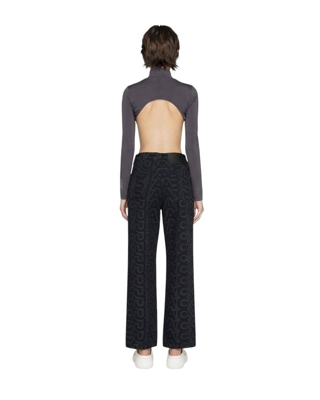 Marc Jacobs Black 'Monogram' Jeans