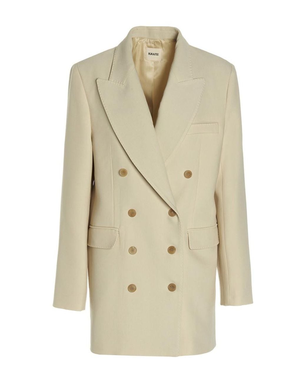 Khaite Natural 'balton' Blazer Jacket