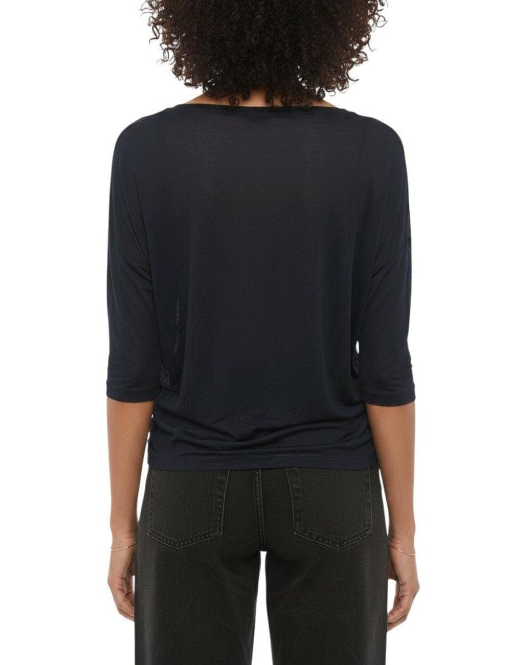 Woolrich Black Dark Round Neck T-Shirt