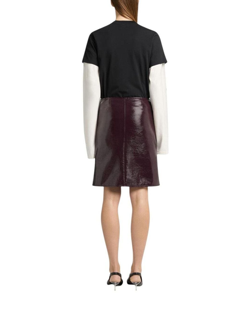 Courreges Black Crew Neck T-Shirt