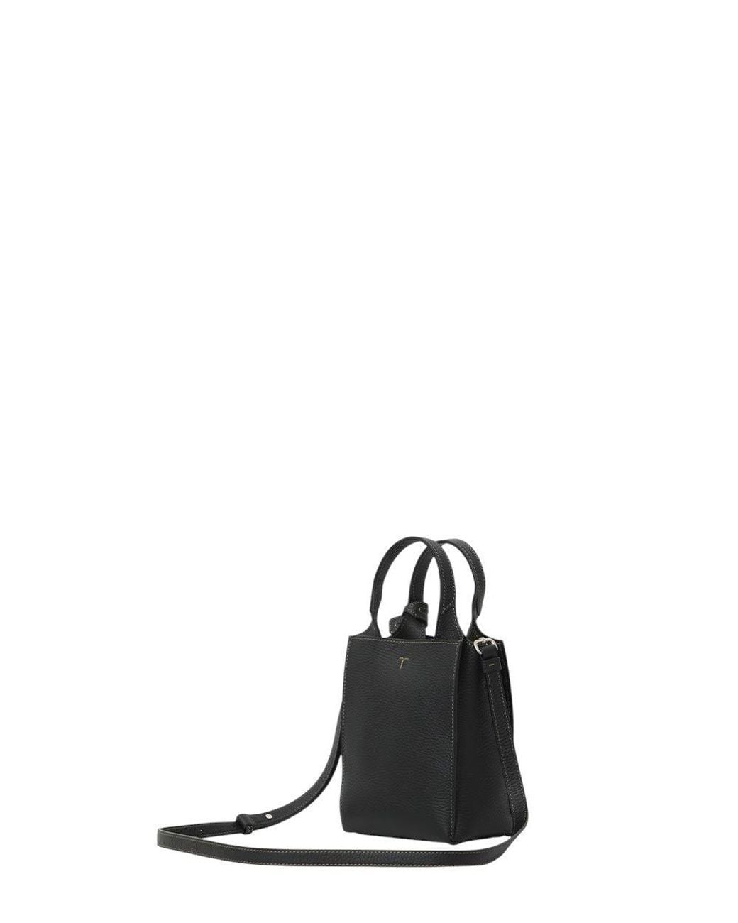 Tod's Black Textured Mini Crossbody Bag