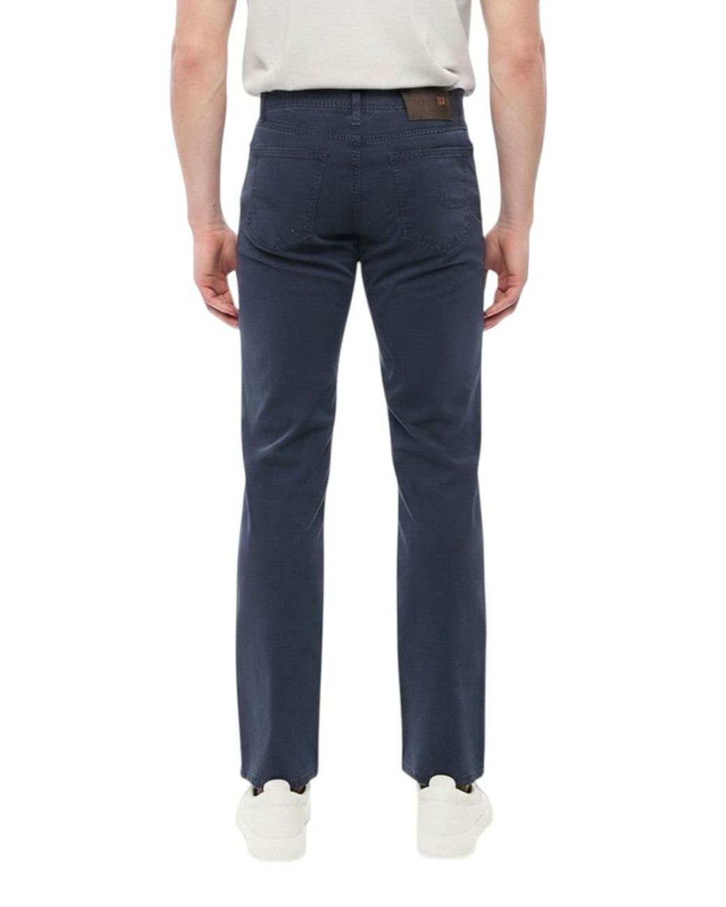 Corneliani Blue Mid Rise Jeans for men