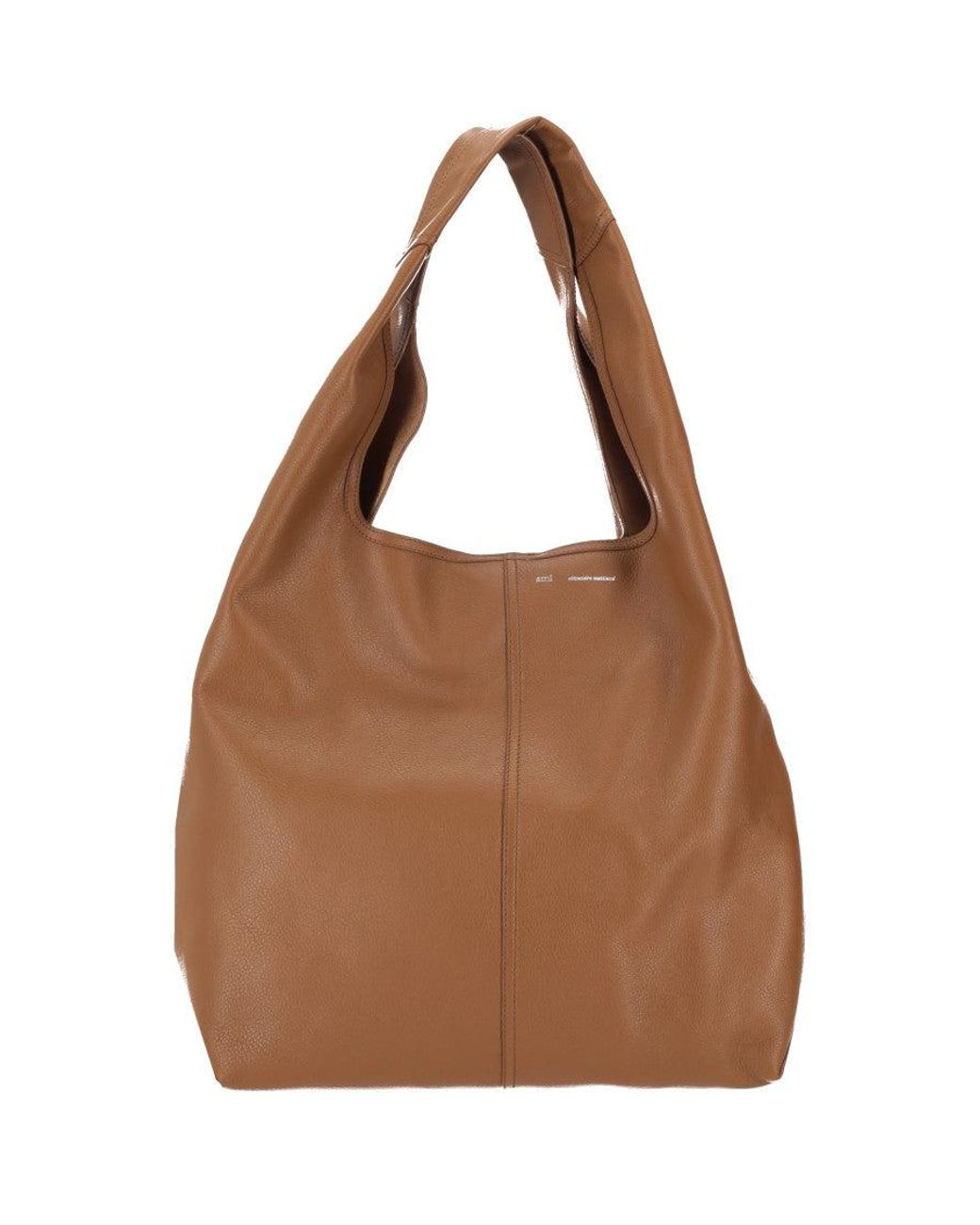 AMI Brown Cumin Supple Large Hobo