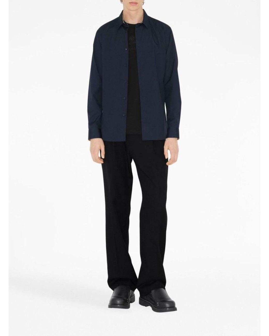 Burberry Blue Shirts for men