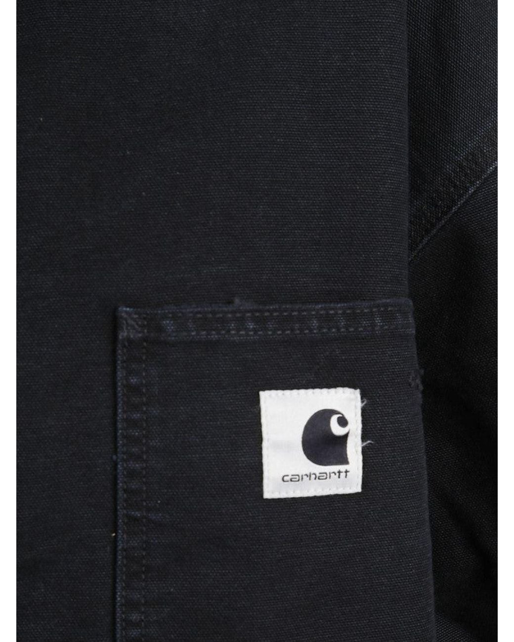 Carhartt Black Shirt Collar Logo Jacket